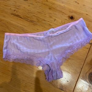 Vintage Victoria’s Secret Lace Trim Lavender Boyshorts